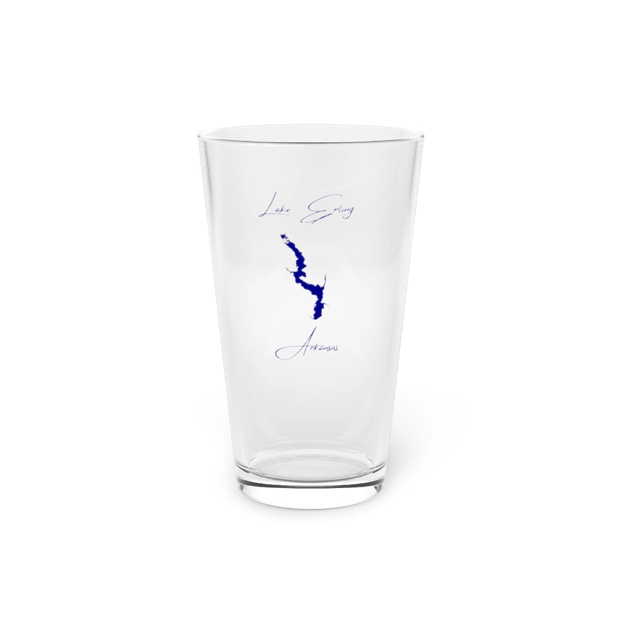 Arkansas  Lake  Erling  16oz  Pint  Glass  front  position  view  from  front  16oz.webp