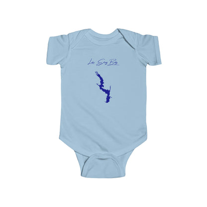 Arkansas  Lake  Erling  Onesie  front  position  view  from  front  light  blue.webp