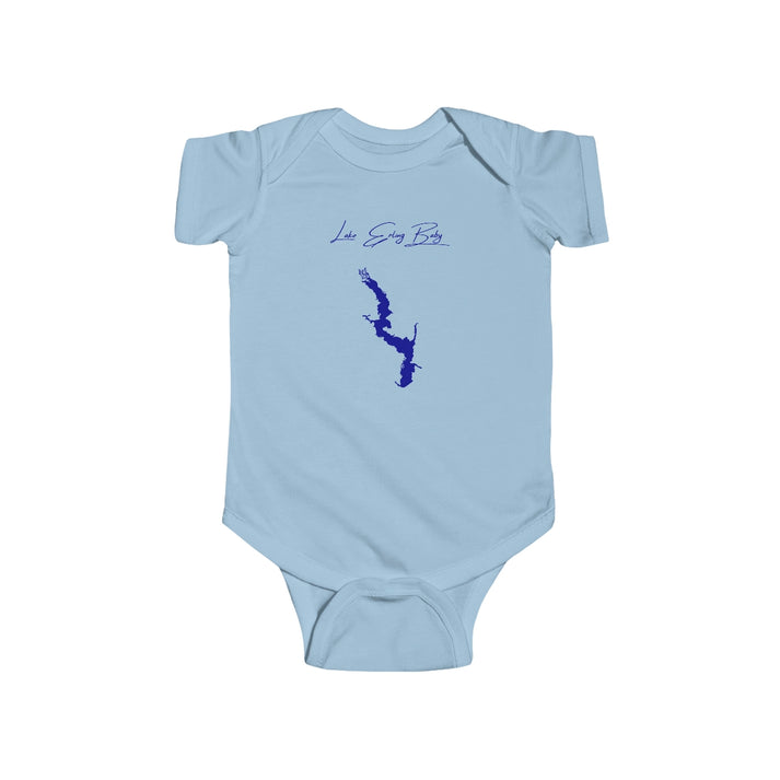 Arkansas  Lake  Erling  Onesie  front  position  view  from  front  light  blue.webp