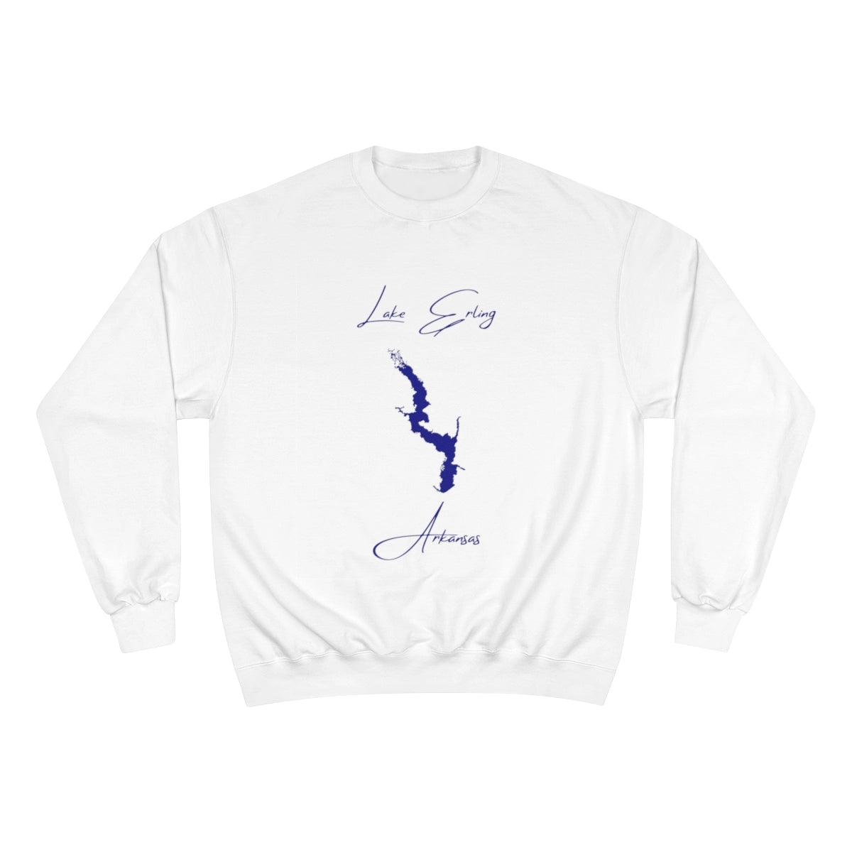 Arkansas  Lake  Erling  Sweatshirt  front  position  view  from  front  white.webp