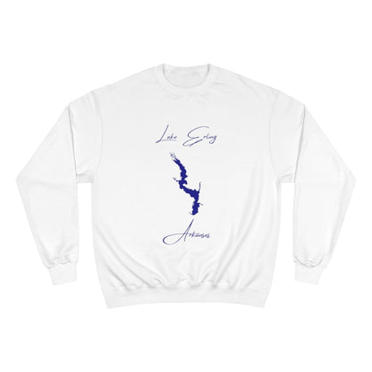 Arkansas  Lake  Erling  Sweatshirt  front  position  view  from  front  white.webp