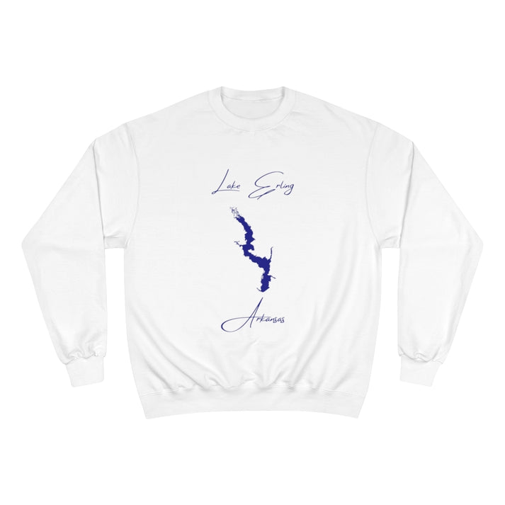 Arkansas  Lake  Erling  Sweatshirt  front  position  view  from  front  white.webp