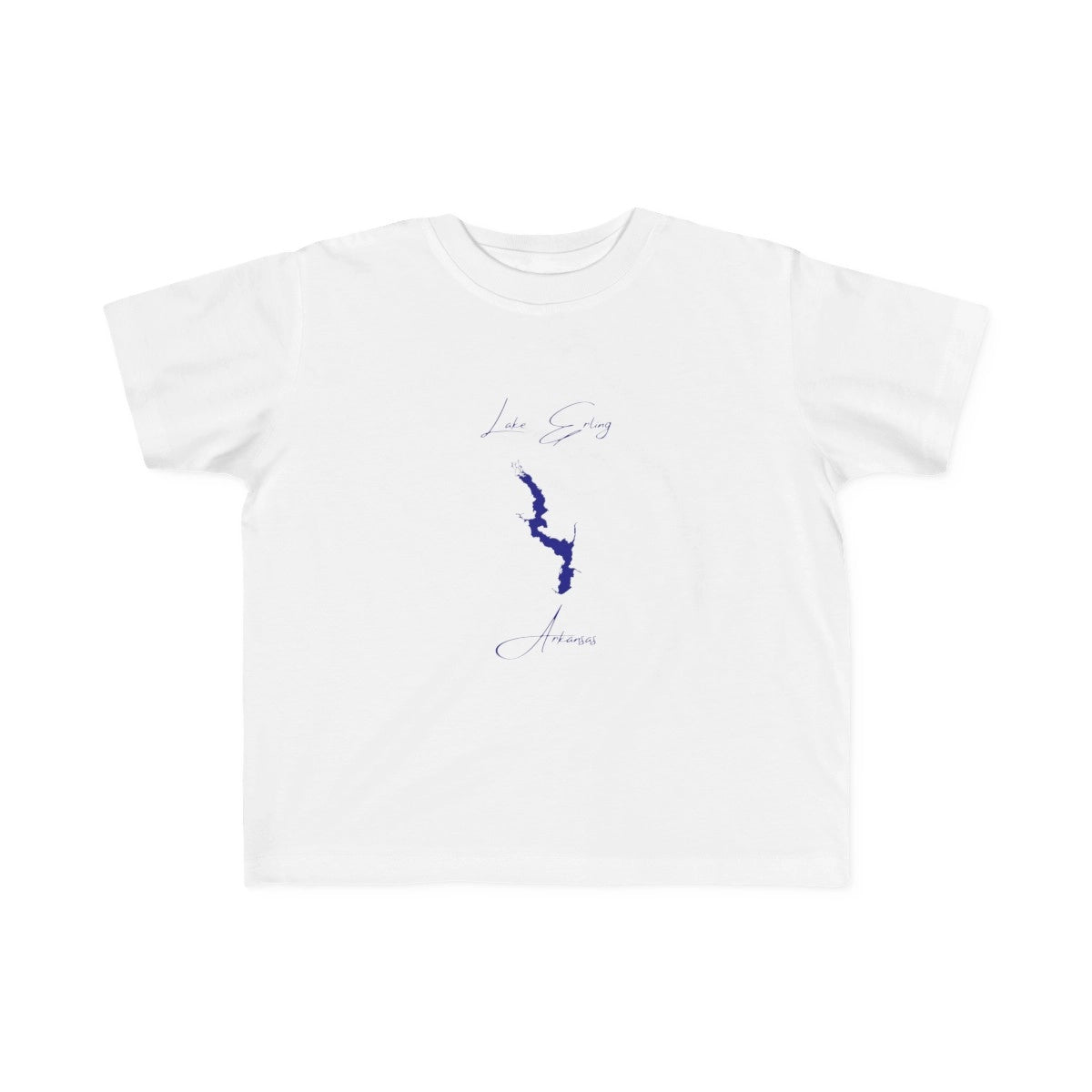 Arkansas  Lake  Erling  Toddler  T-shirt  front  position  view  from  front  white.webp