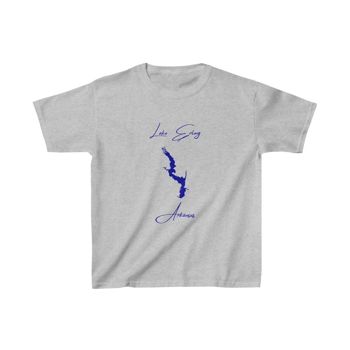 Arkansas  Lake  Erling  Youth  T-shirt  front  position  view  from  front  sport  grey.webp