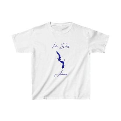 Arkansas  Lake  Erling  Youth  T-shirt  front  position  view  from  front  white.webp