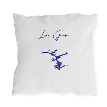 Arkansas  Lake  Greeson  Outdoor  Pillow  back  position  view  from  back  18  x  18.webp