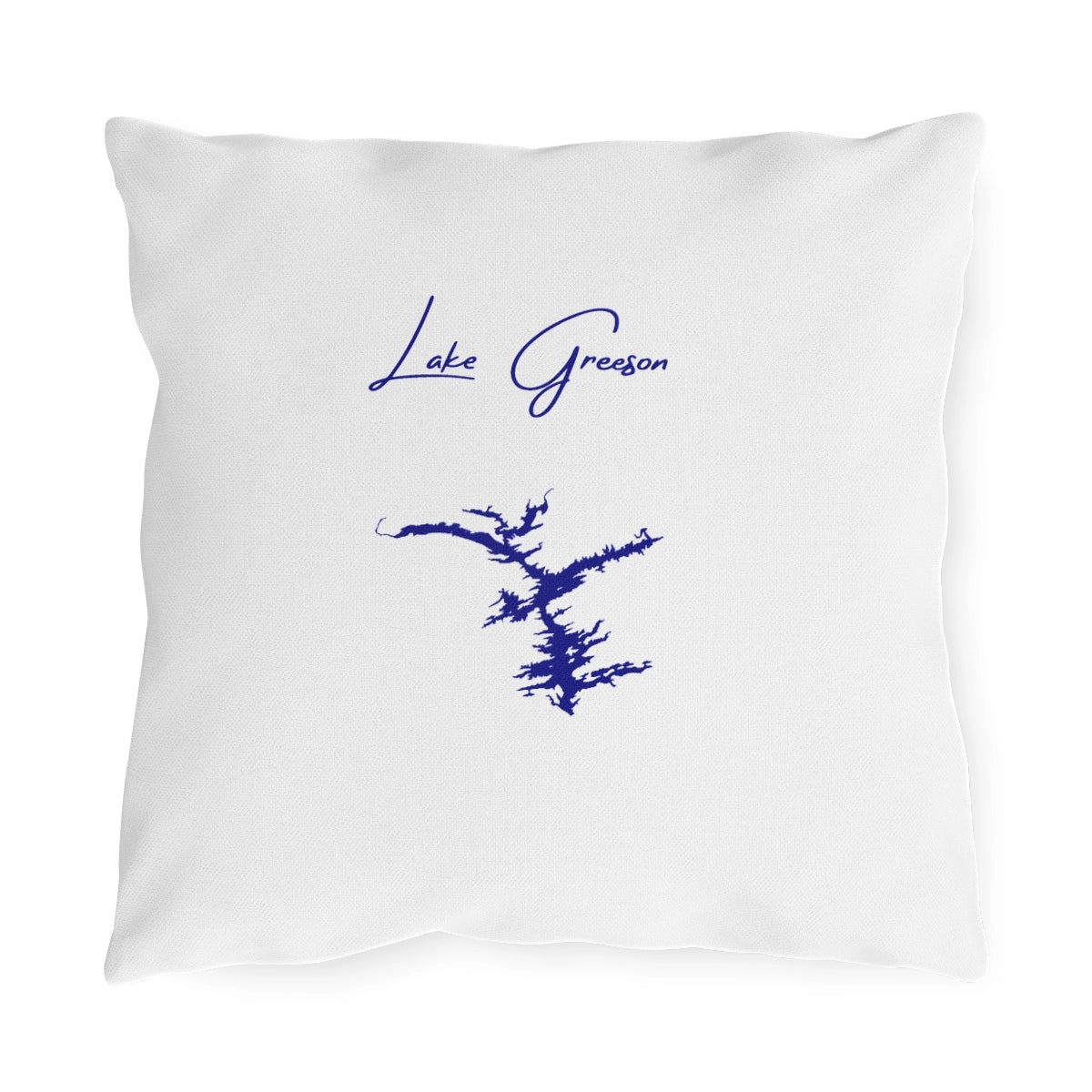 Arkansas  Lake  Greeson  Outdoor  Pillow  front  position  view  from  front  16  x  16.webp