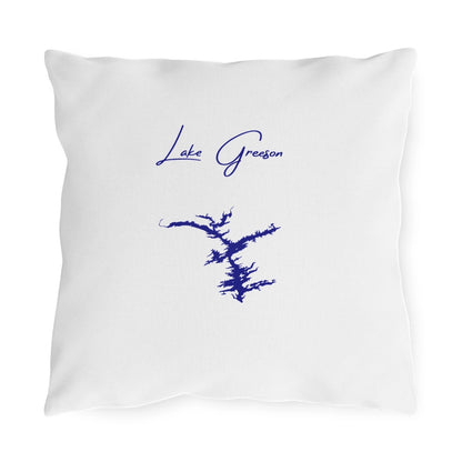 Arkansas  Lake  Greeson  Outdoor  Pillow  front  position  view  from  front  16  x  16.webp
