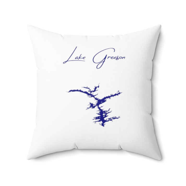 Arkansas  Lake  Greeson  Pillow  front  position  view  from  back  20  x  20.webp