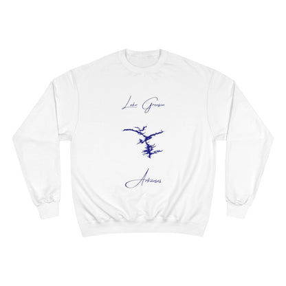 Arkansas  Lake  Greeson  Sweatshirt  front  position  view  from  front  white.webp