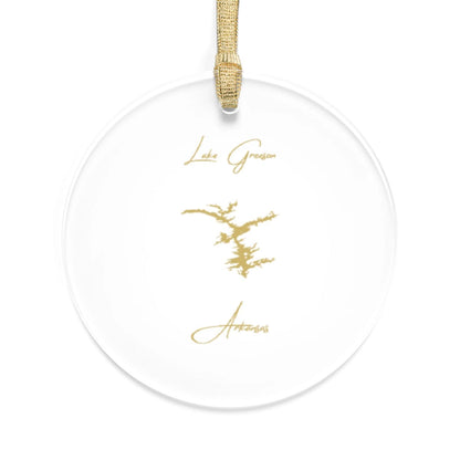 Arkansas  Lake  Greeson  Tree  Ornament  other  position  view  from  front  round.webp