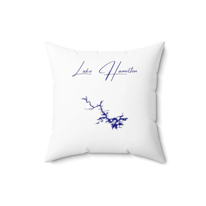 Arkansas  Lake  Hamilton  Pillow  front  position  view  from  back  16  x  16.webp