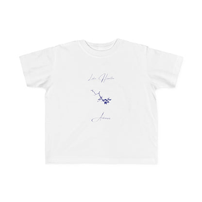 Arkansas  Lake  Hamilton  Toddler  T-shirt  front  position  view  from  front  white.webp