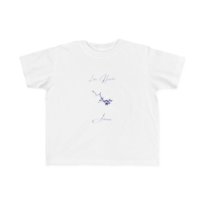 Arkansas  Lake  Hamilton  Toddler  T-shirt  front  position  view  from  front  white.webp