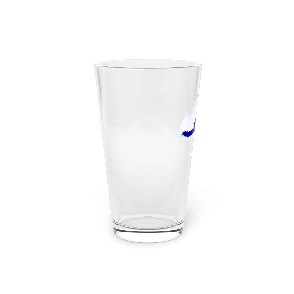 Arkansas  Lake  Hinkle  16oz  Pint  Glass  front  position  view  from  left  16oz.webp