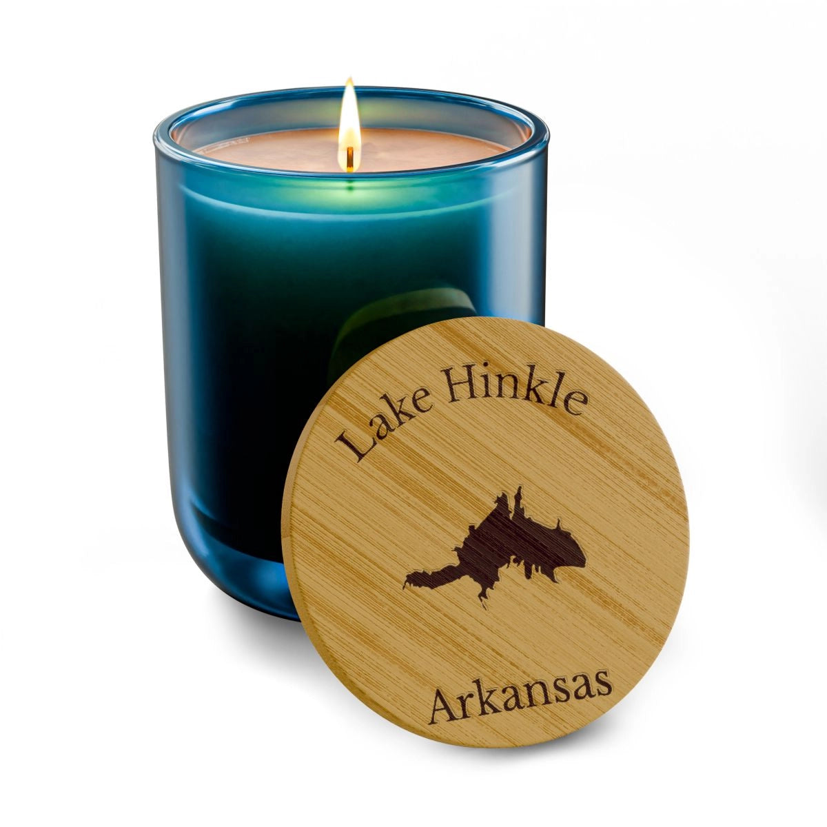 Arkansas  Lake  Hinkle  Engraved  Candle  other  position  view  from  front  deep  pacific.webp