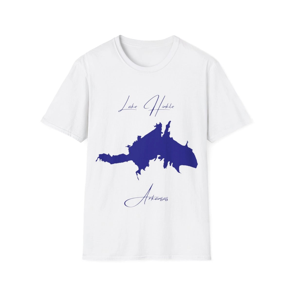 Arkansas  Lake  Hinkle  T-shirt  front  position  view  from  front  white.webp