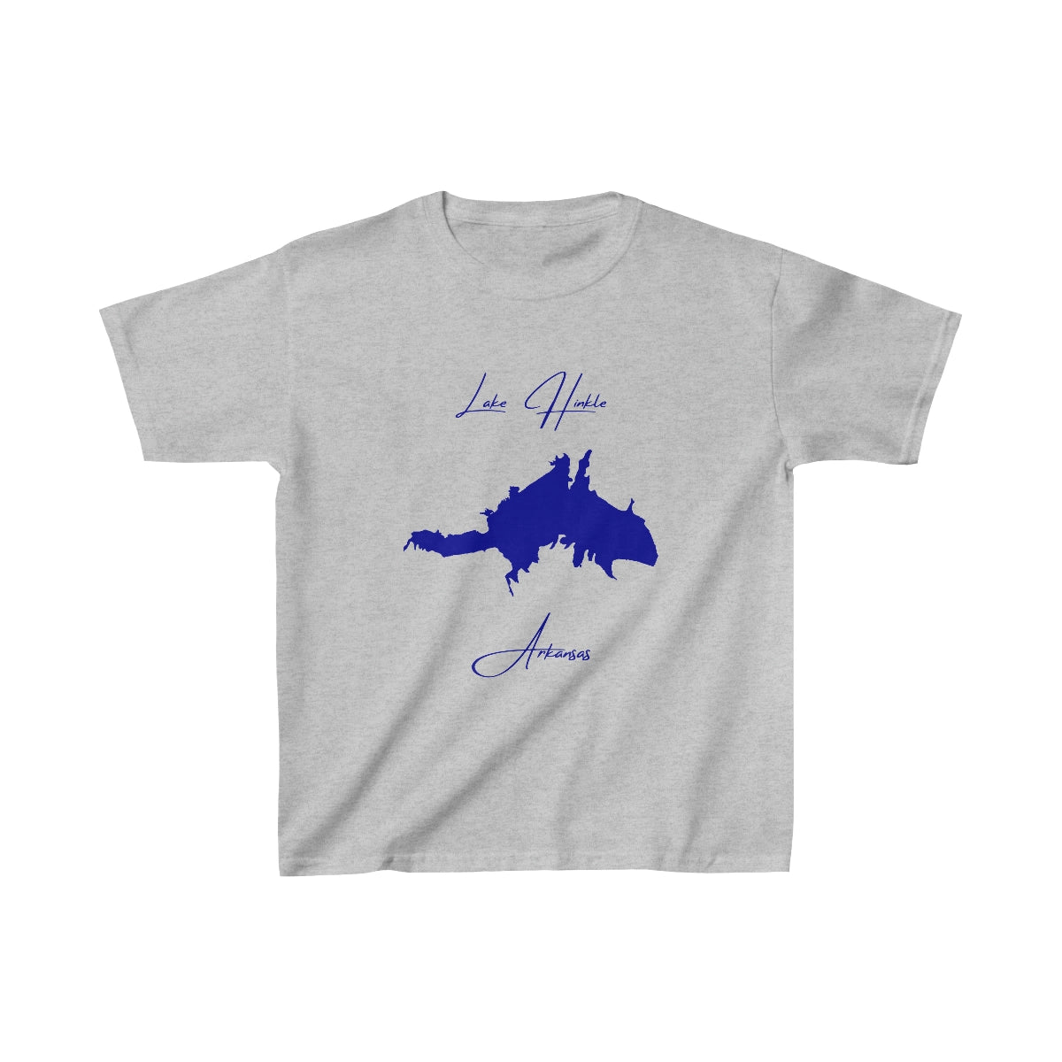 Arkansas  Lake  Hinkle  Youth  T-shirt  front  position  view  from  front  sport  grey.webp