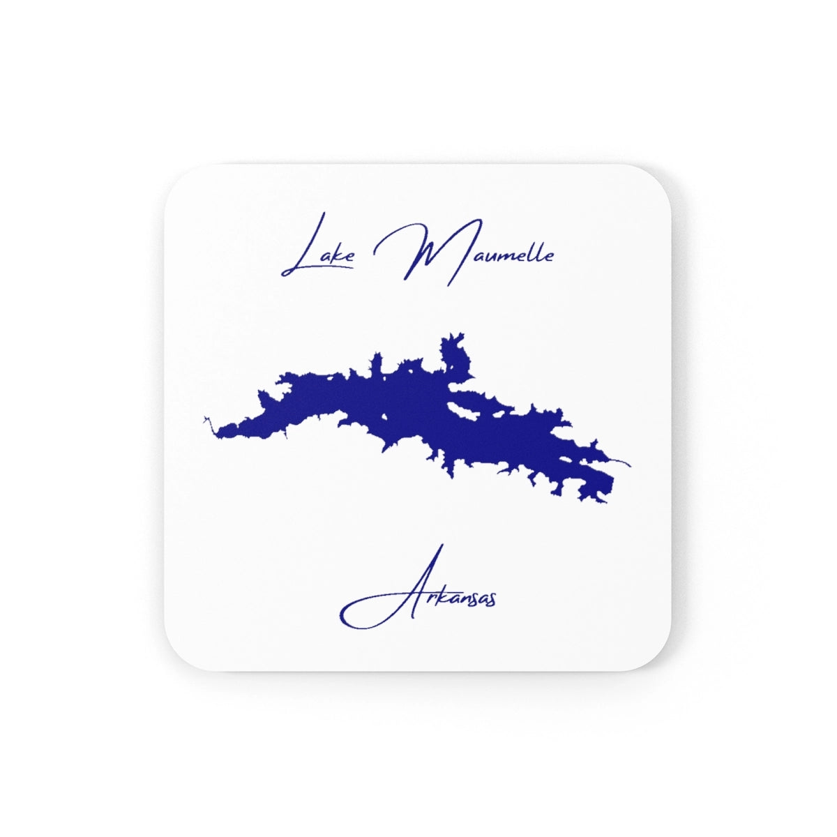 Arkansas  Lake  Maumelle  Coaster  Set  front  position  view  from  front  3.75  x  3.75.webp