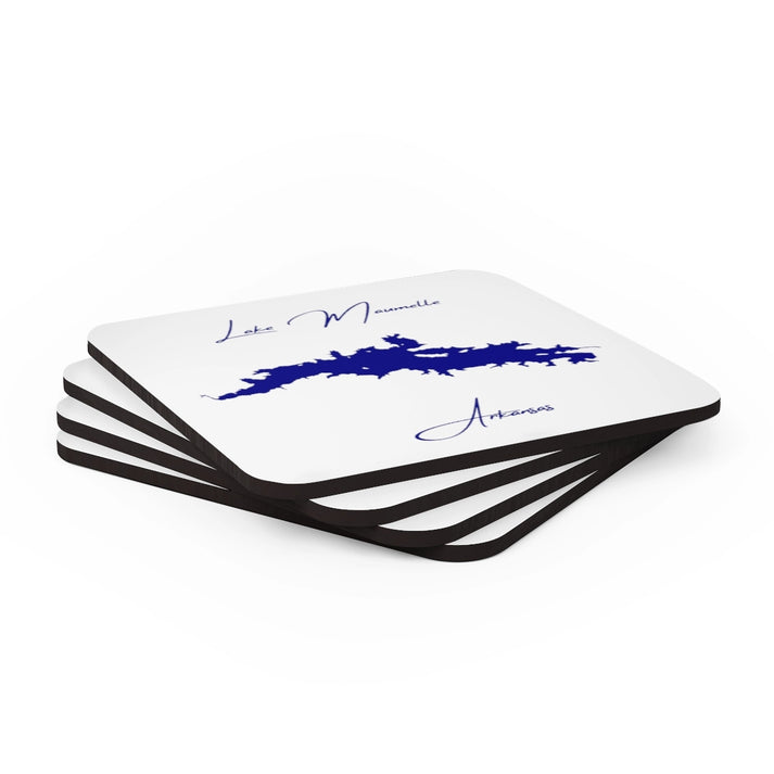 Arkansas  Lake  Maumelle  Coaster  Set  front  position  view  from  stacked  3.75  x  3.75.webp