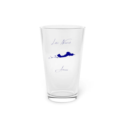 Arkansas  Lake  Nimrod  16oz  Pint  Glass  front  position  view  from  front  16oz.webp