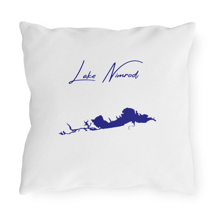Arkansas  Lake  Nimrod  Outdoor  Pillow  back  position  view  from  back  16  x  16.webp