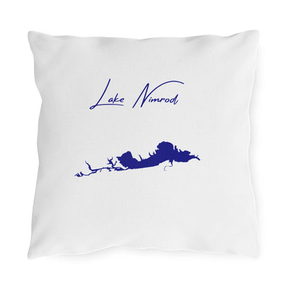 Arkansas  Lake  Nimrod  Outdoor  Pillow  front  position  view  from  front  16  x  16.webp