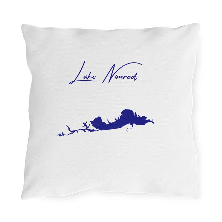 Arkansas  Lake  Nimrod  Outdoor  Pillow  front  position  view  from  front  16  x  16.webp