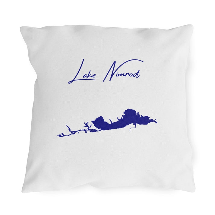 Arkansas  Lake  Nimrod  Outdoor  Pillow  front  position  view  from  front  18  x  18.webp