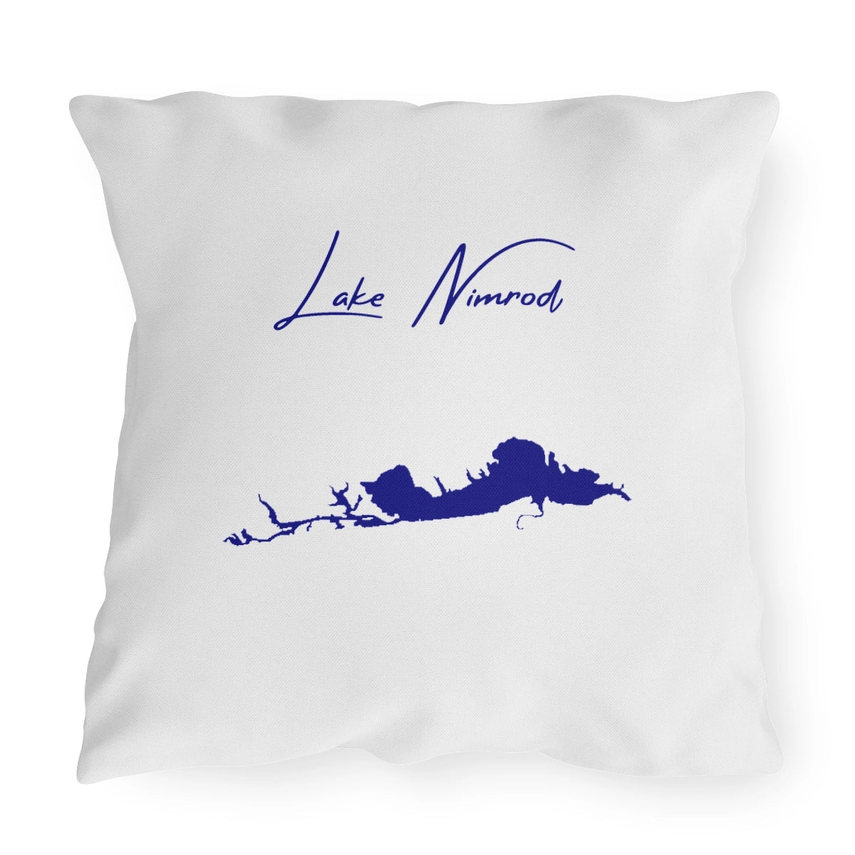 Arkansas  Lake  Nimrod  Outdoor  Pillow  front  position  view  from  front  20  x  20.webp