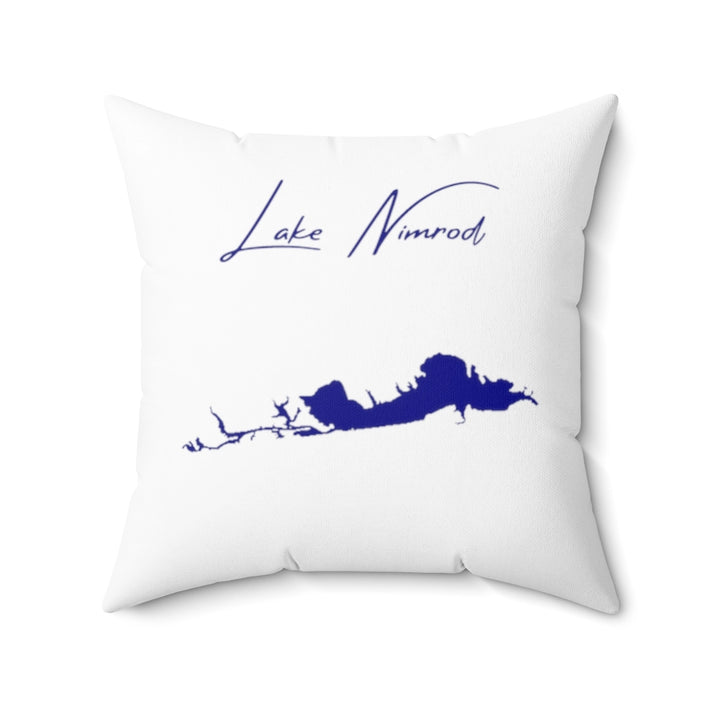 Arkansas  Lake  Nimrod  Pillow  front  position  view  from  back  20  x  20.webp