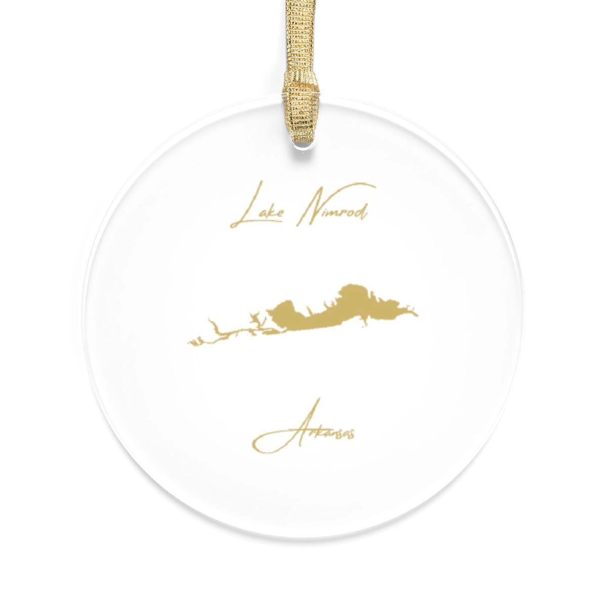 Arkansas  Lake  Nimrod  Tree  Ornament  other  position  view  from  front  round.webp