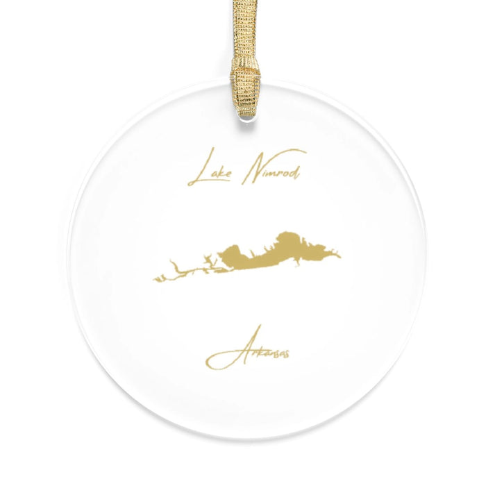 Arkansas  Lake  Nimrod  Tree  Ornament  other  position  view  from  front  round.webp