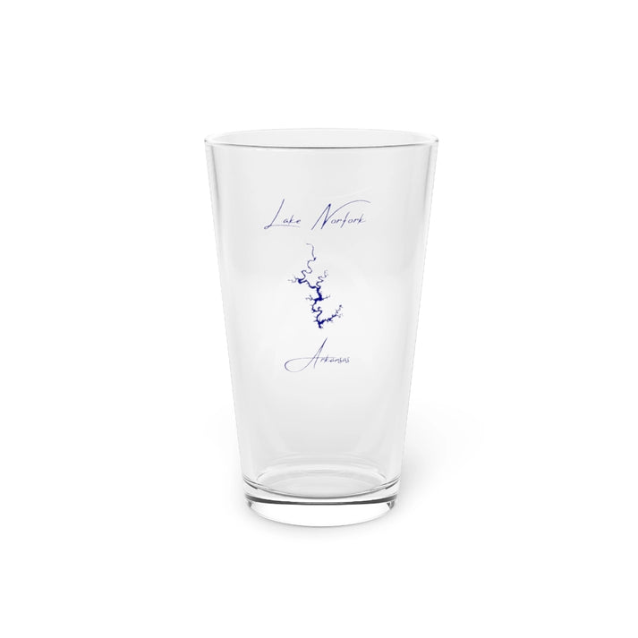 Arkansas  Lake  Norfork  16oz  Pint  Glass  front  position  view  from  front  16oz.webp