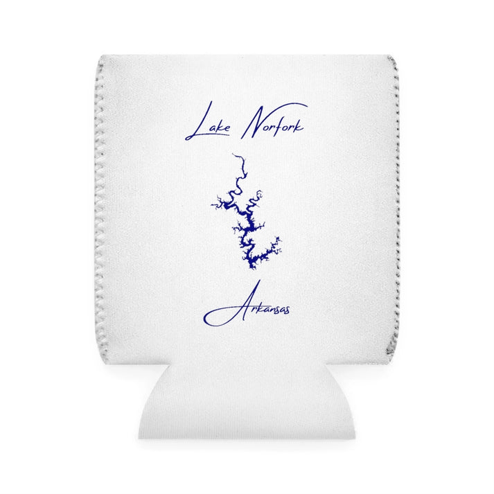 Arkansas  Lake  Norfork  Can  Koozie  front  position  view  from  front-1  white.webp