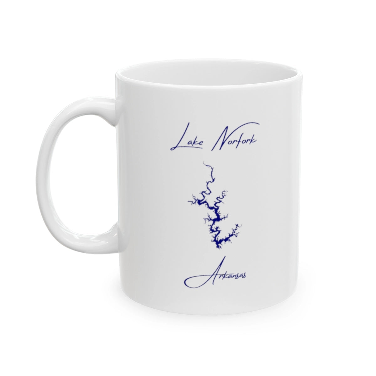 Arkansas  Lake  Norfork  Ceramic  Mug  other  position  view  from  left  11oz.webp
