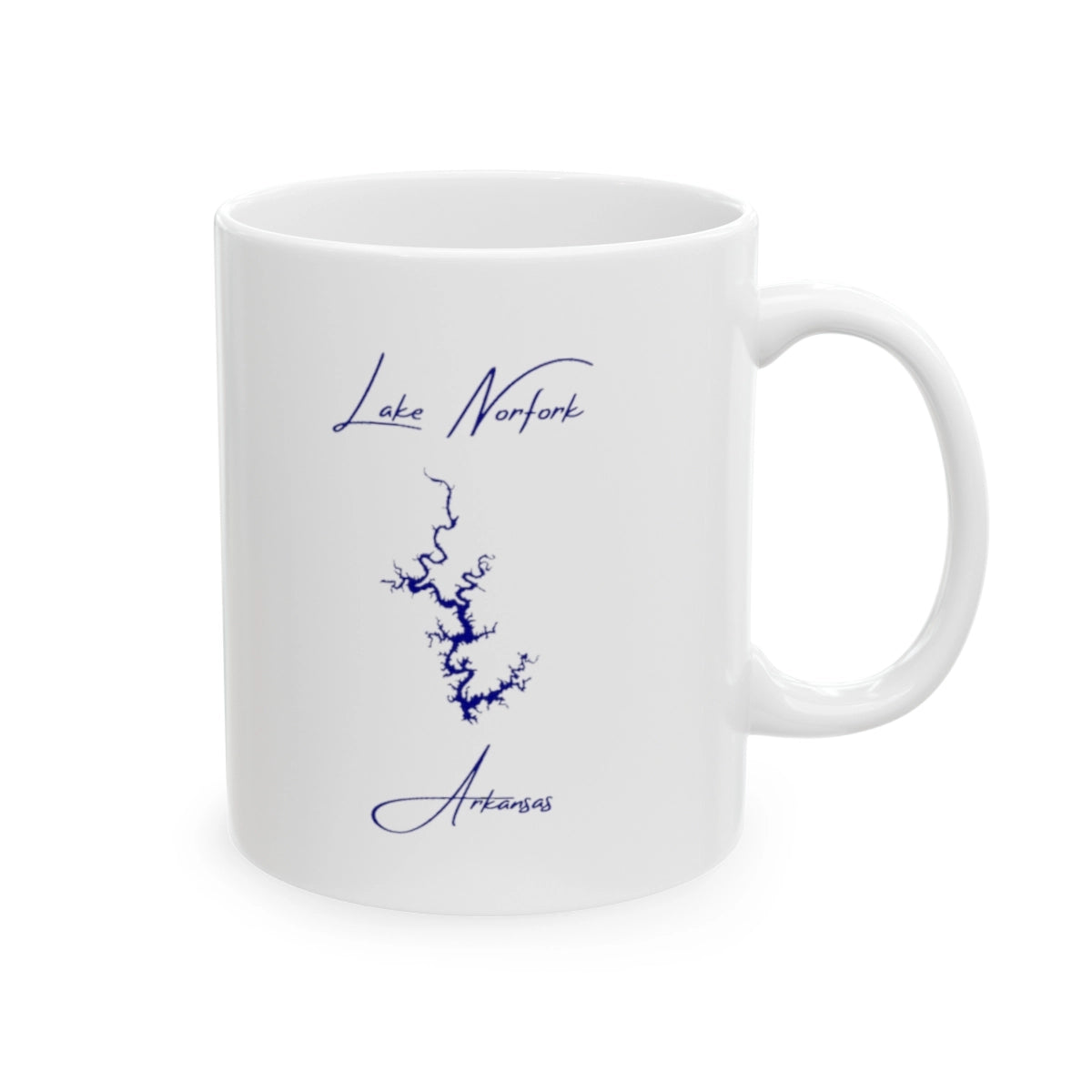 Arkansas  Lake  Norfork  Ceramic  Mug  other  position  view  from  right  11oz.webp