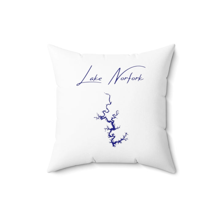 Arkansas  Lake  Norfork  Pillow  front  position  view  from  back  16  x  16.webp