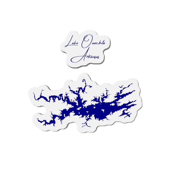 Arkansas  Lake  Ouachita  Die  Cut  Magnet  front  position  view  from  front  4  x  4.webp