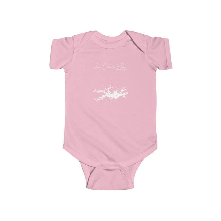 Arkansas  Lake  Ouachita  Onesie  front  position  view  from  front  pink.webp