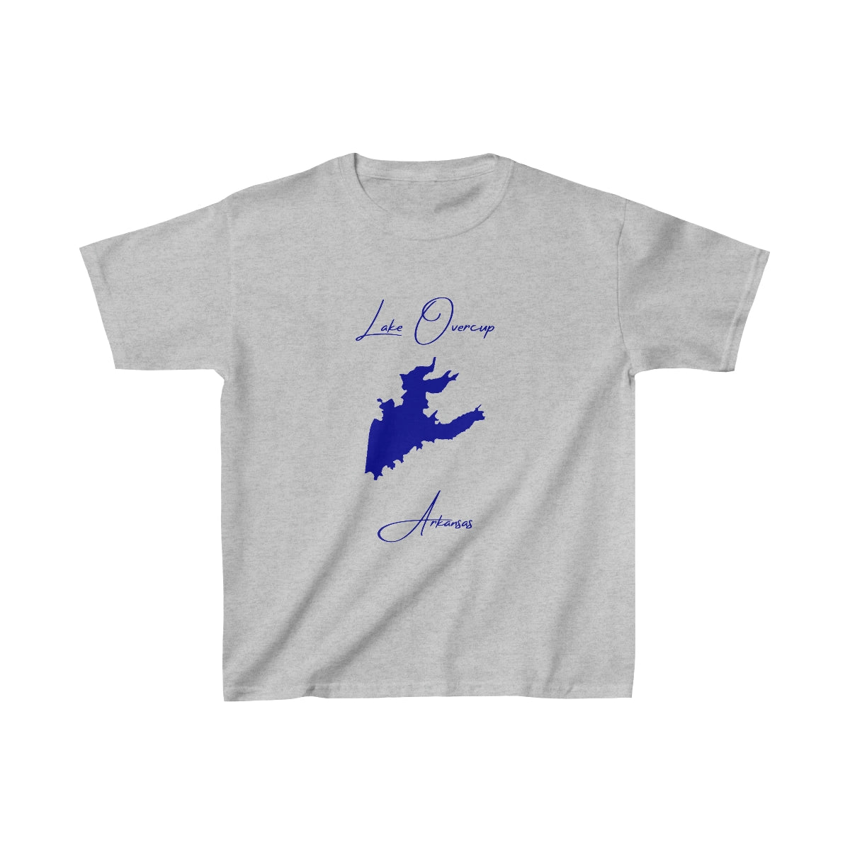 Arkansas  Lake  Overcup  Youth  T-shirt  front  position  view  from  front  sport  grey.webp