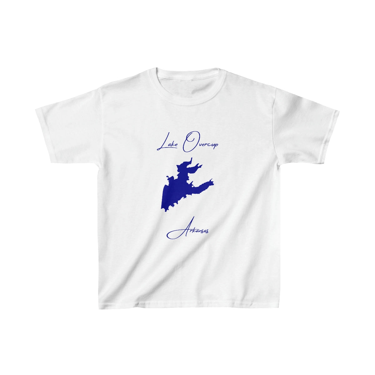 Arkansas  Lake  Overcup  Youth  T-shirt  front  position  view  from  front  white.webp