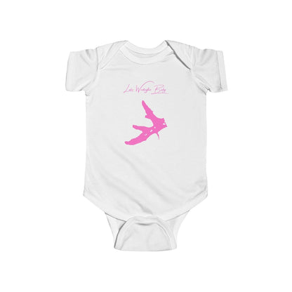 Arkansas  Lake  Wedington  Onesie  front  position  view  from  front  white.webp