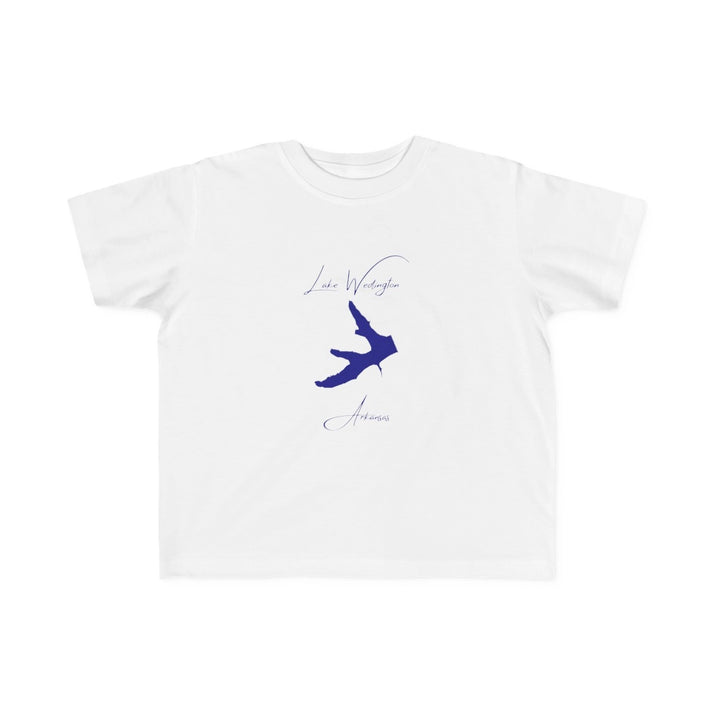 Arkansas  Lake  Wedington  Toddler  T-shirt  front  position  view  from  front  white.webp