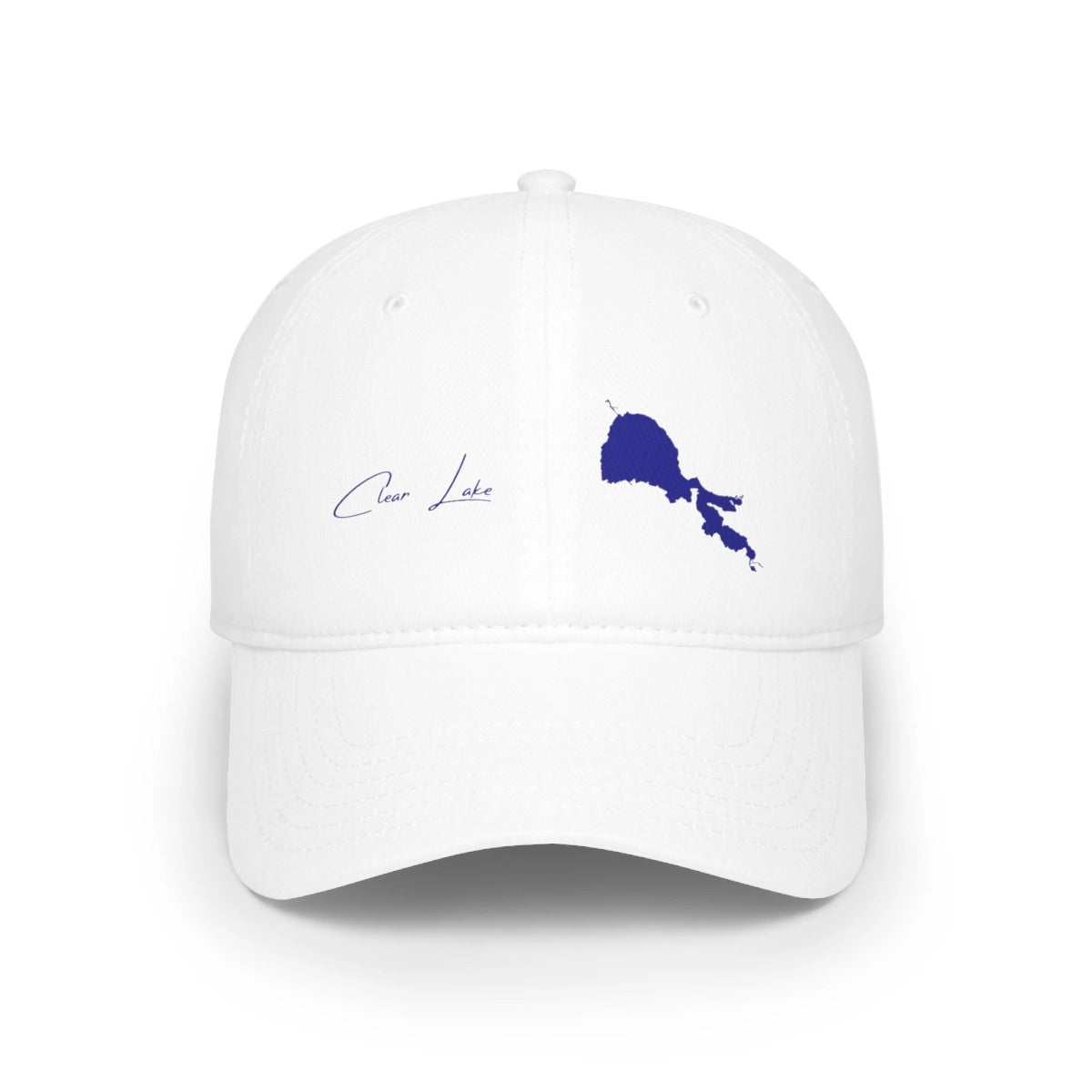 California  Clear  Lake  Baseball  Cap  front  position  view  from  front  one  size.webp