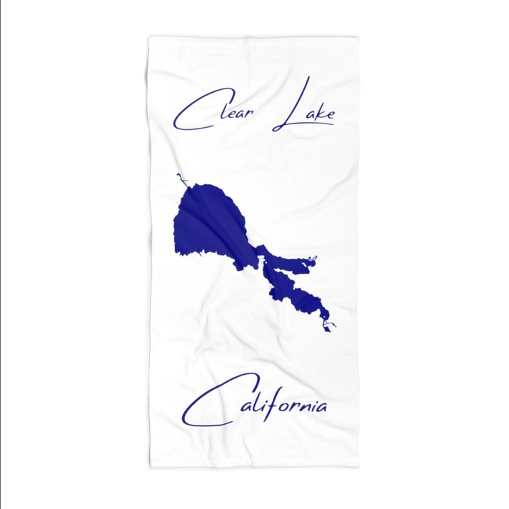 California  Clear  Lake  Beach  Towel  front  position  view  from  front  36  x  72.webp