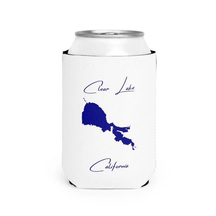 California  Clear  Lake  Can  Koozie  front  position  view  from  front-2  white.webp