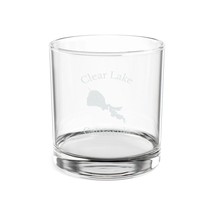 California  Clear  Lake  Engraved  Whiskey  Glass  other  position  view  from  front  10.5oz.webp