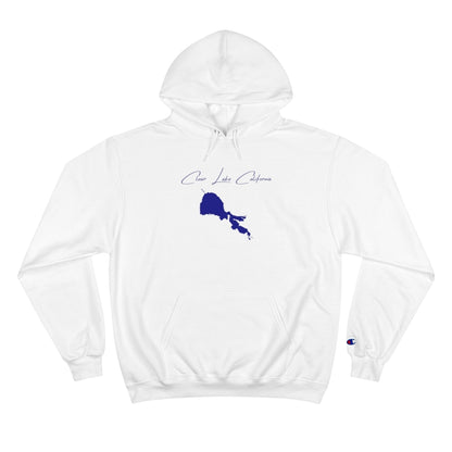 California  Clear  Lake  Hoodie  front  position  view  from  front  white.webp