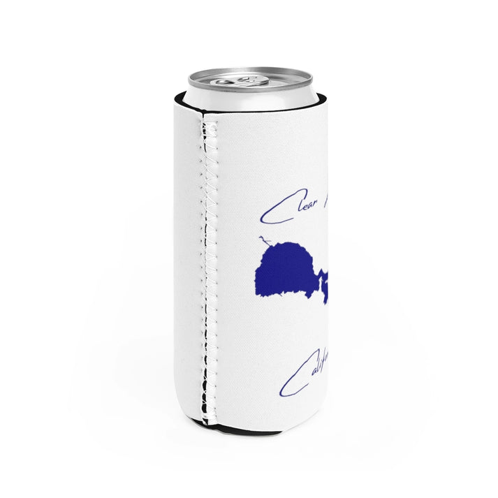 California  Clear  Lake  Slim  Can  Koozie  all  position  view  from  right  white.webp